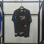 Gallery Dept T-shitrs Splash Ink Hip Hop Trend plus Size Short Sleeve