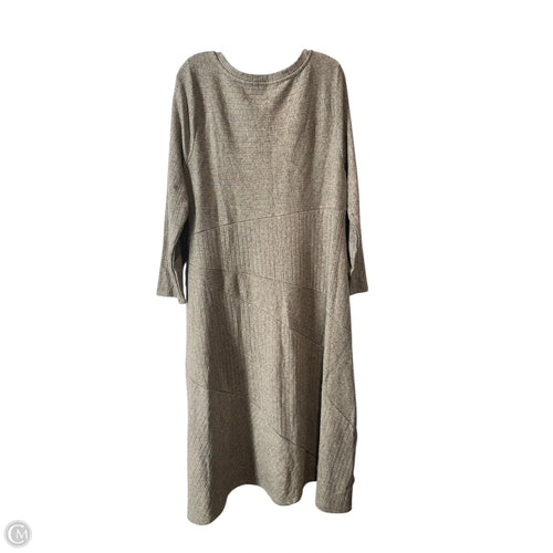 Dress Casual Maxi By Soft Surroundings In Brown, Size: 1x