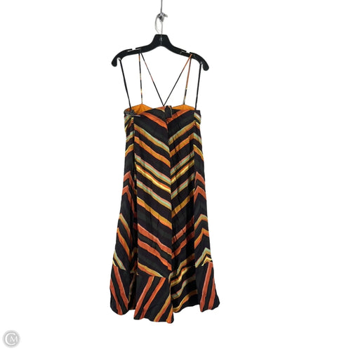 Dress Casual Midi By Anthropologie In Multi-colored, Size: Xs