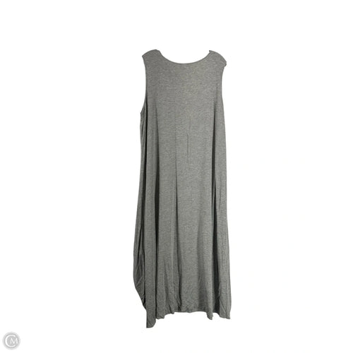 Dress Casual Maxi By Chicos In Grey, Size: 4