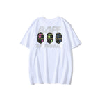 Bathing Ape T-Shirt Summer Men's and Women's Short-Sleeved Top