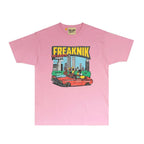 Gallery Dept T Shirt Retro Printed Loose Short-Sleeved Shirt