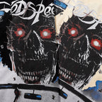 Godspeed T-shirts Driving Movie Skull Printing Cotton Casual Short Sleeves Men and Women