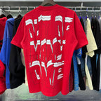 Godspeed T-shirts Sports Car Skull Racer Printed Cotton Casual Short Sleeve Men and Women