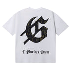 Godspeed T-shirts Skull Landscape Printing Cotton Casual Short Sleeves Men and Women