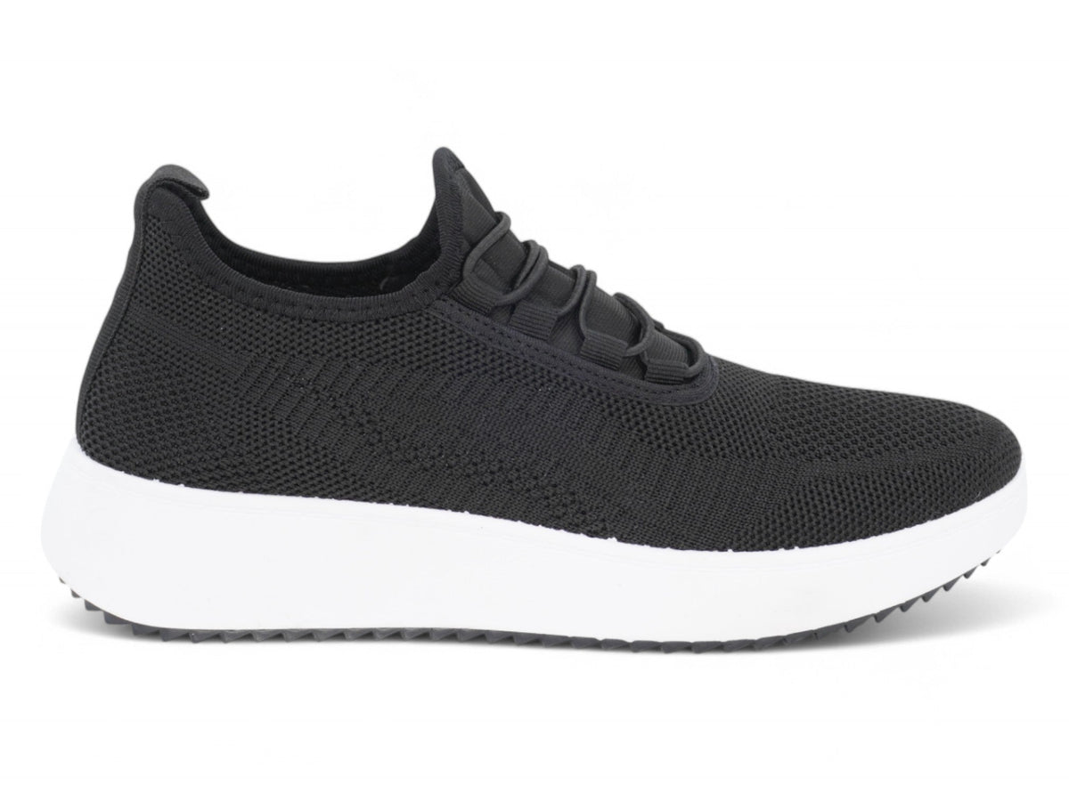 Women`s Black Bungee Sneaker