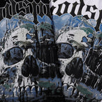 Godspeed T-shirts Skull Landscape Printing Cotton Casual Short Sleeves Men and Women