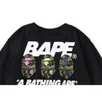Bathing Ape T-Shirt Summer Men's and Women's Short-Sleeved Top