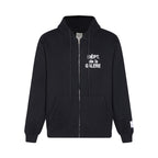 Gallery Dept Hoodie Alphabet Slogan Cardigan Hooded Sweater