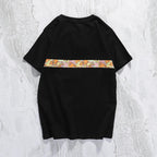 Bathing Ape T-Shirt Summer Casual Straight White Short Sleeve Cotton Round Neck T-shirt