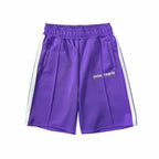 Palm Angle Shorts Palm Angels Casual Striped Shorts Elastic Men and Women Sports