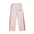 Palm Angle Pants Palm Angels Black and White Striped Casual Trousers Men's and Women's Sports Pants