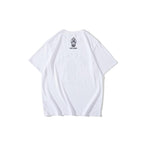 Bathing Ape T-Shirt Spring/Summer Red Shark Pattern T-shirt Short Sleeve