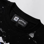 Godspeed T-shirts Space Astronaut Earth Print Cotton Short Sleeve Men and Women