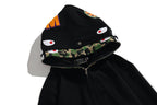 Bathing Ape Hoodie Camouflage Cardigan Men's and Women's Sweater Hoodie Coat