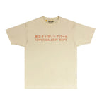 Gallery Dept T Shirt Retro Printed Loose Short-Sleeved Shirt