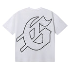 Godspeed T-shirts Skateboard Skull Junior Print Cotton Casual Short Sleeve Men and Women