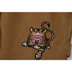 Bathing Ape Pant Fashion Brand Embroidery Overalls Men's Street Fashion Casual Pants